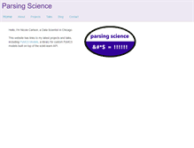 Tablet Screenshot of parsingscience.com